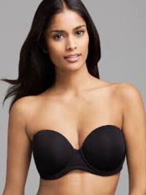 Wacoal  Red Carpet Strapless Underwire Bra   854119   Black  NWOT